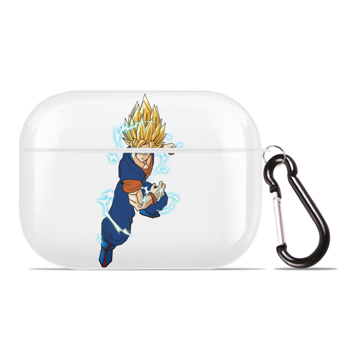 （画像用） ドラゴンボール 孫 悟飯（そんごはん）DRAGON BALL Son Gohan 【AirPods Pro用】ハードシェル保護ケース 耐衝撃・防指紋・カラビナ付き商品仕様