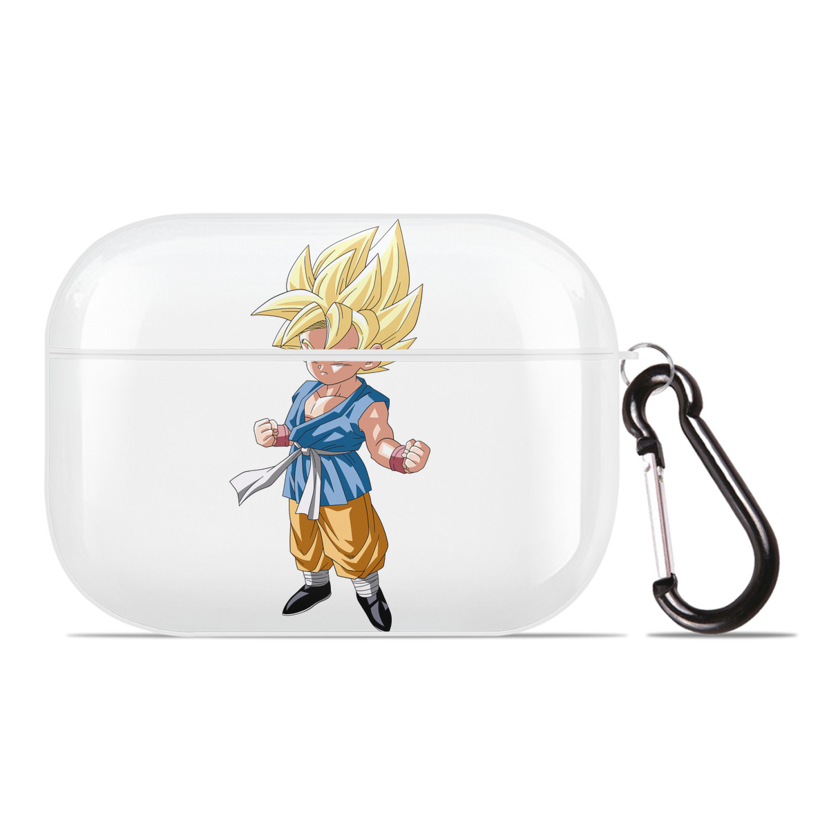 （画像用） ドラゴンボール 孫 悟飯（そんごはん）DRAGON BALL Son Gohan 【AirPods Pro用】ハードシェル保護ケース 耐衝撃・防指紋・カラビナ付き商品仕様