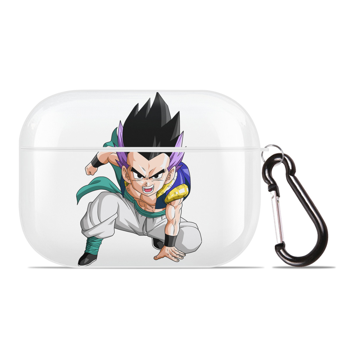（画像用） ドラゴンボール 孫 悟飯（そんごはん）DRAGON BALL Son Gohan 【AirPods Pro用】ハードシェル保護ケース 耐衝撃・防指紋・カラビナ付き商品仕様