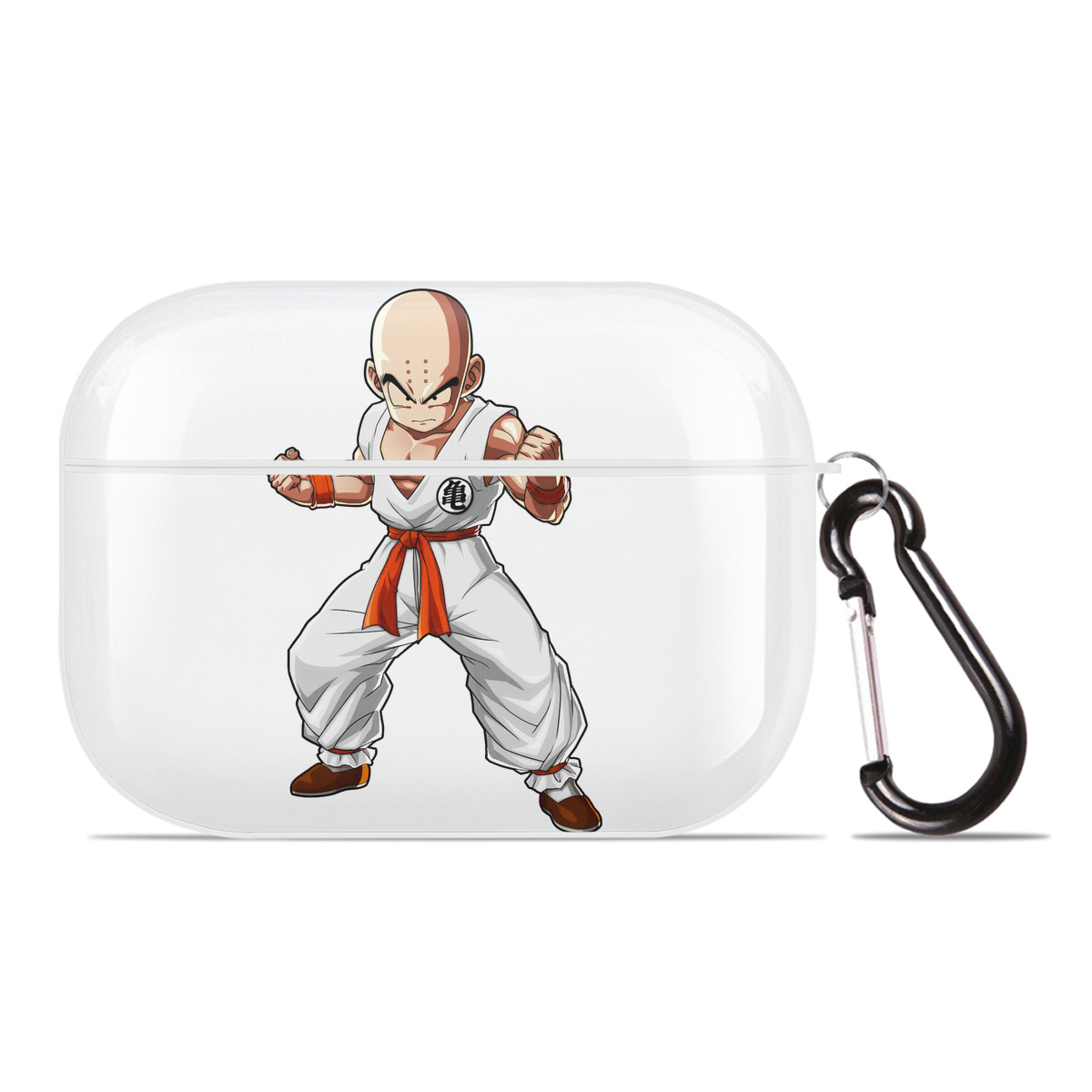 （画像用） ドラゴンボール クリリン DRAGON BALL krillin 【AirPods Pro用】ハードシェル保護ケース 耐衝撃・防指紋・カラビナ付き商品仕様