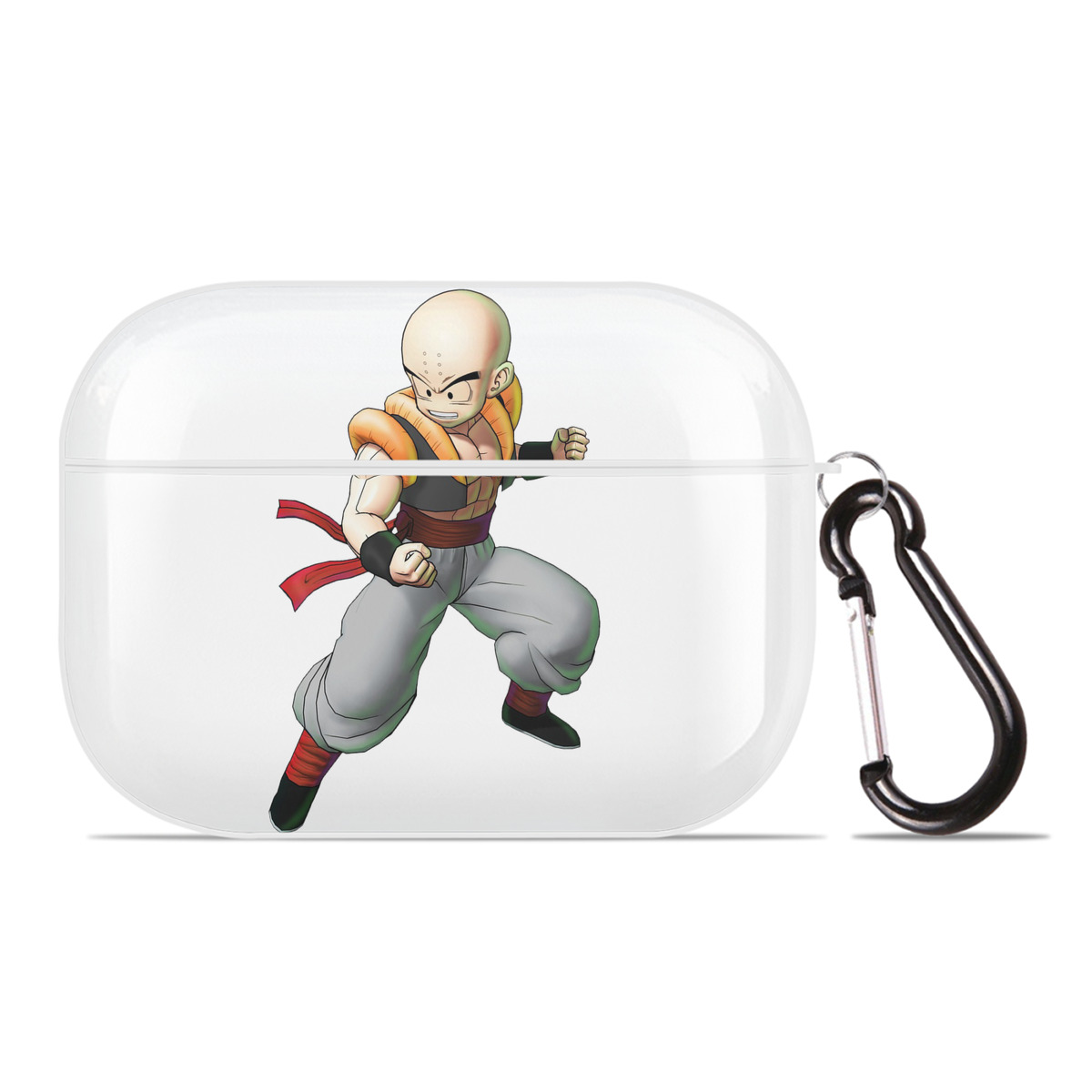 （画像用） ドラゴンボール クリリン DRAGON BALL krillin 【AirPods Pro用】ハードシェル保護ケース 耐衝撃・防指紋・カラビナ付き商品仕様