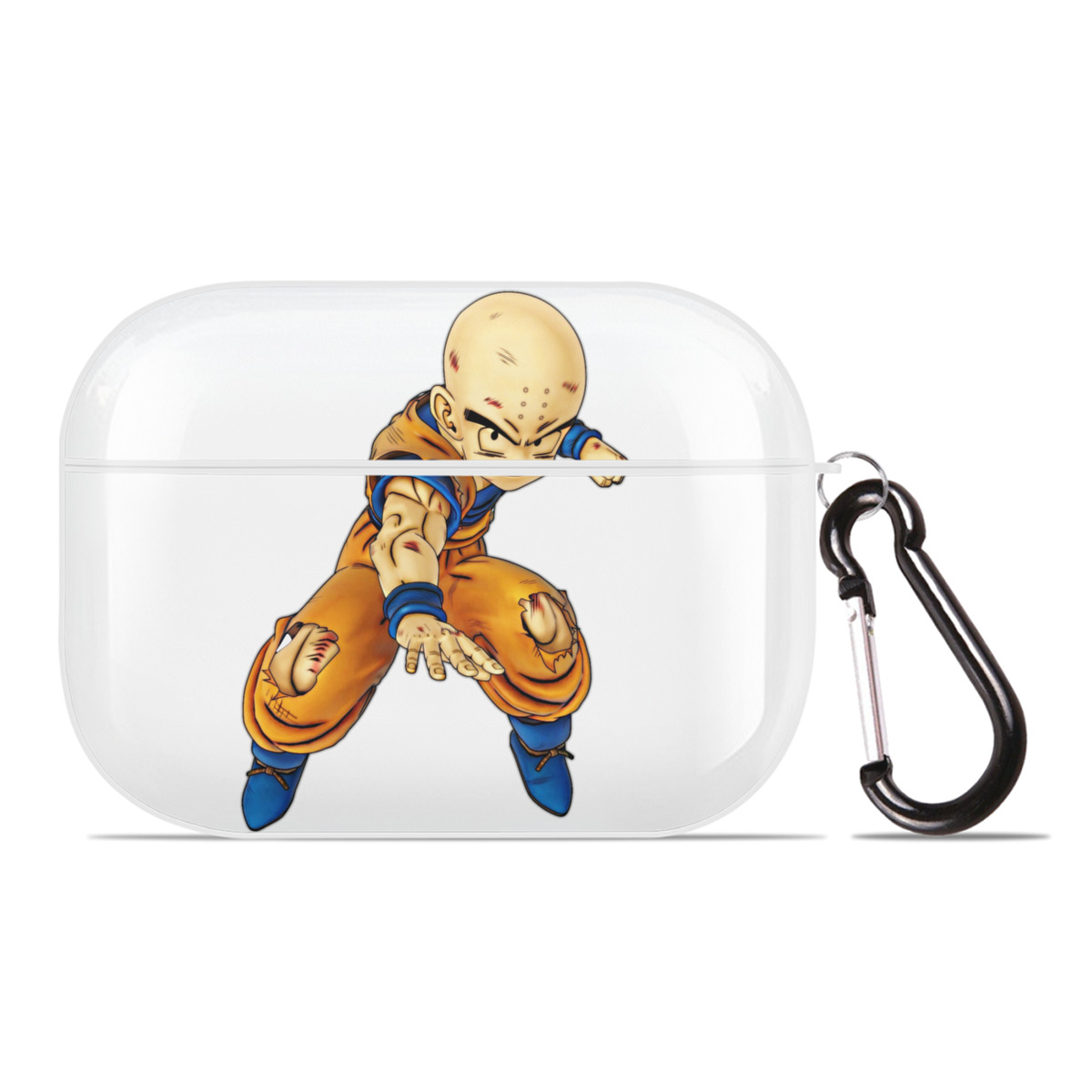 （画像用） ドラゴンボール クリリン DRAGON BALL krillin 【AirPods Pro用】ハードシェル保護ケース 耐衝撃・防指紋・カラビナ付き商品仕様