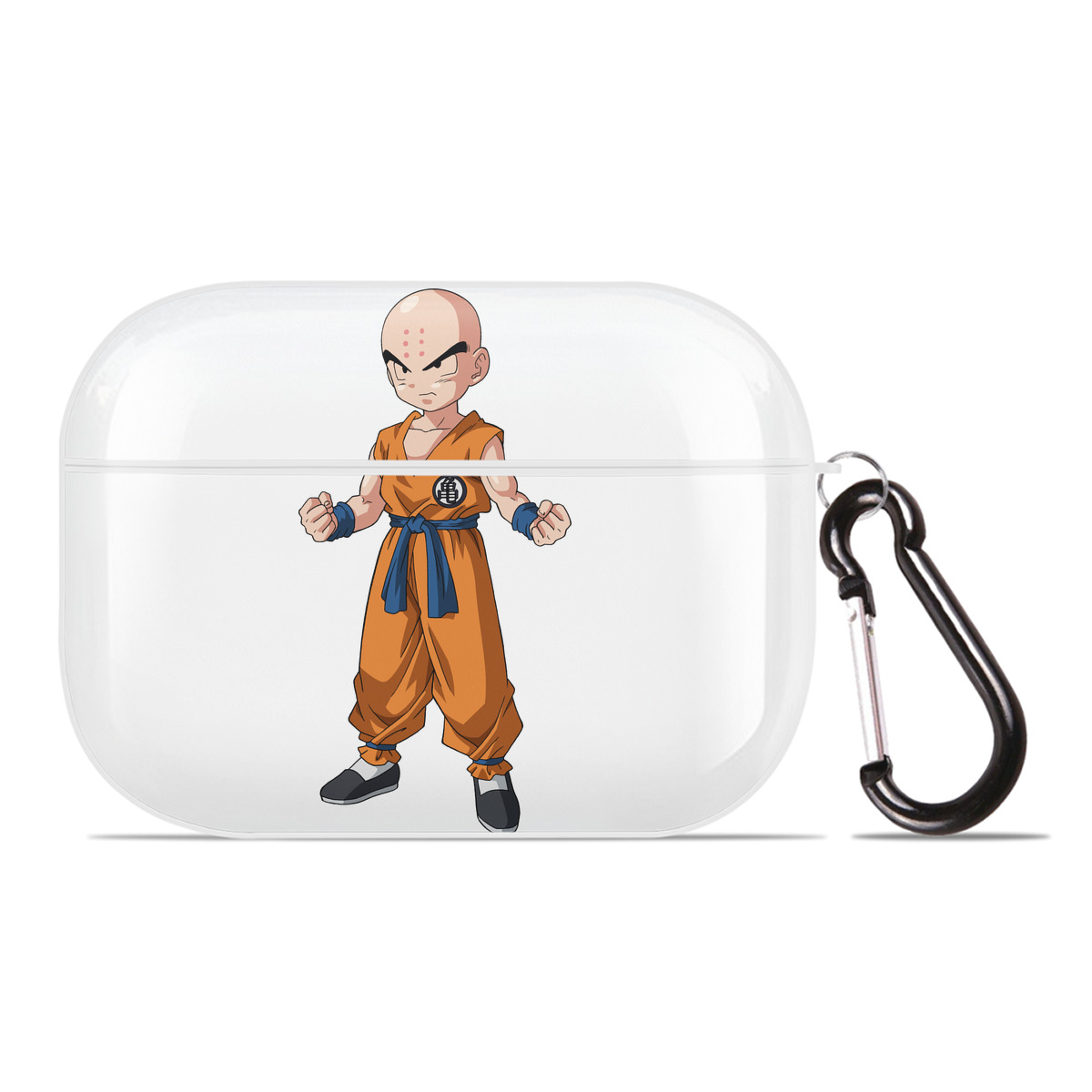 （画像用） ドラゴンボール クリリン DRAGON BALL krillin 【AirPods Pro用】ハードシェル保護ケース 耐衝撃・防指紋・カラビナ付き商品仕様