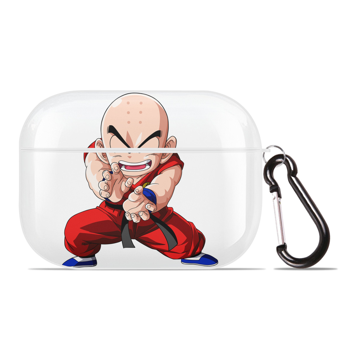 （画像用） ドラゴンボール クリリン DRAGON BALL krillin 【AirPods Pro用】ハードシェル保護ケース 耐衝撃・防指紋・カラビナ付き商品仕様