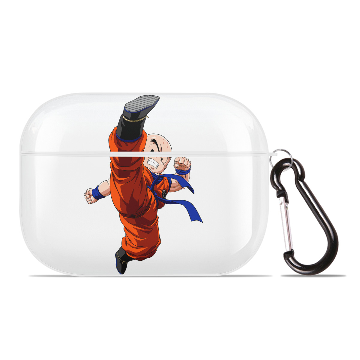 （画像用） ドラゴンボール クリリン DRAGON BALL krillin 【AirPods Pro用】ハードシェル保護ケース 耐衝撃・防指紋・カラビナ付き商品仕様