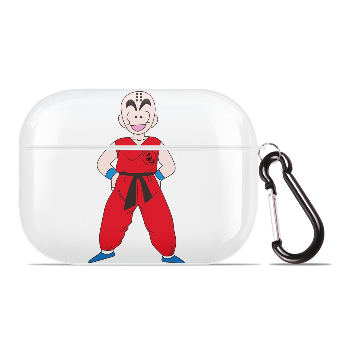 （画像用） ドラゴンボール クリリン DRAGON BALL krillin 【AirPods Pro用】ハードシェル保護ケース 耐衝撃・防指紋・カラビナ付き商品仕様