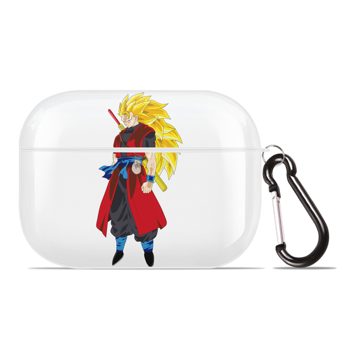 （画像用） ドラゴンボール トランクス（Torankusu）DRAGON BALL Trunks 【AirPods Pro用】ハードシェル保護ケース 耐衝撃・防指紋・カラビナ付き商品仕様