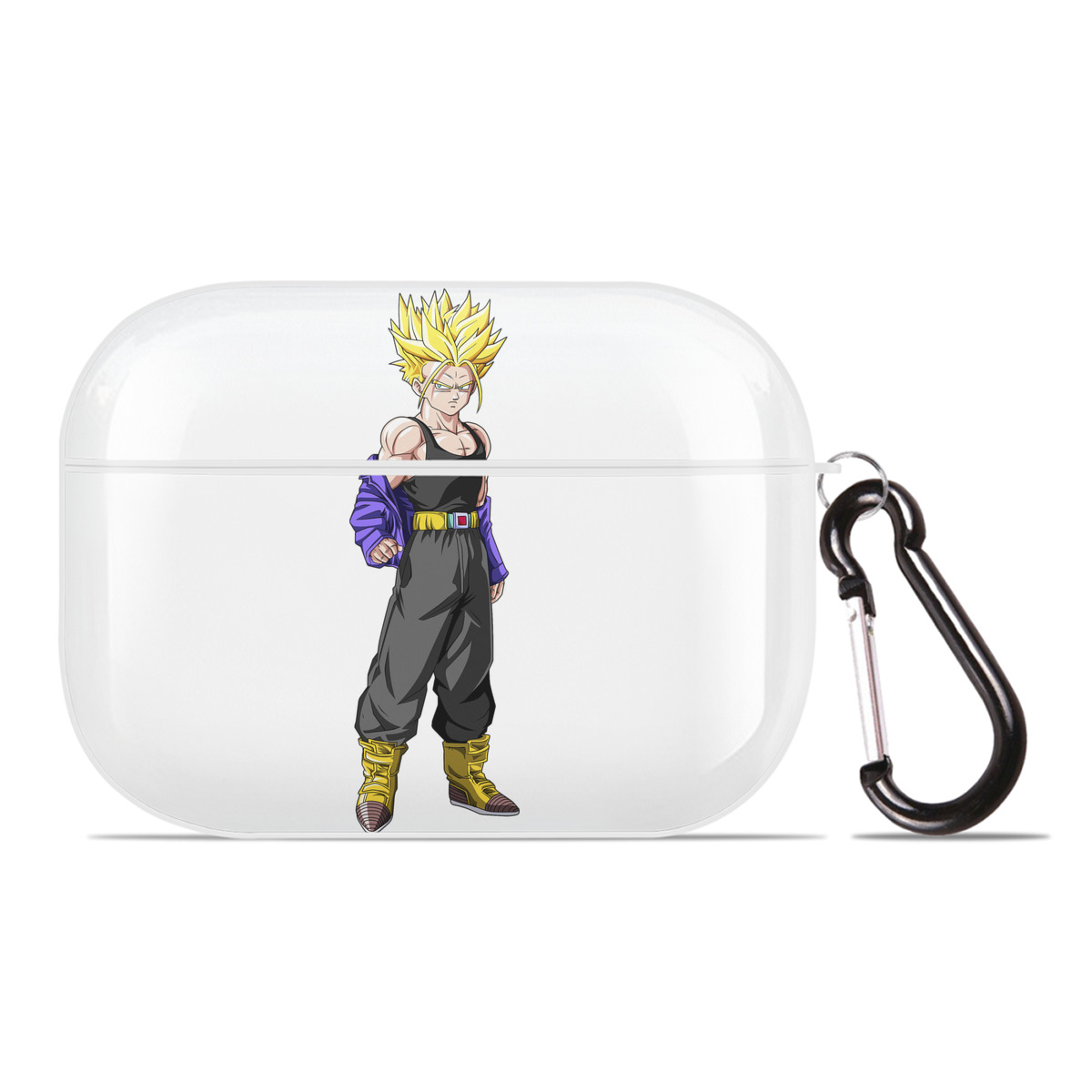 （画像用） ドラゴンボール トランクス（Torankusu）DRAGON BALL Trunks 【AirPods Pro用】ハードシェル保護ケース 耐衝撃・防指紋・カラビナ付き商品仕様
