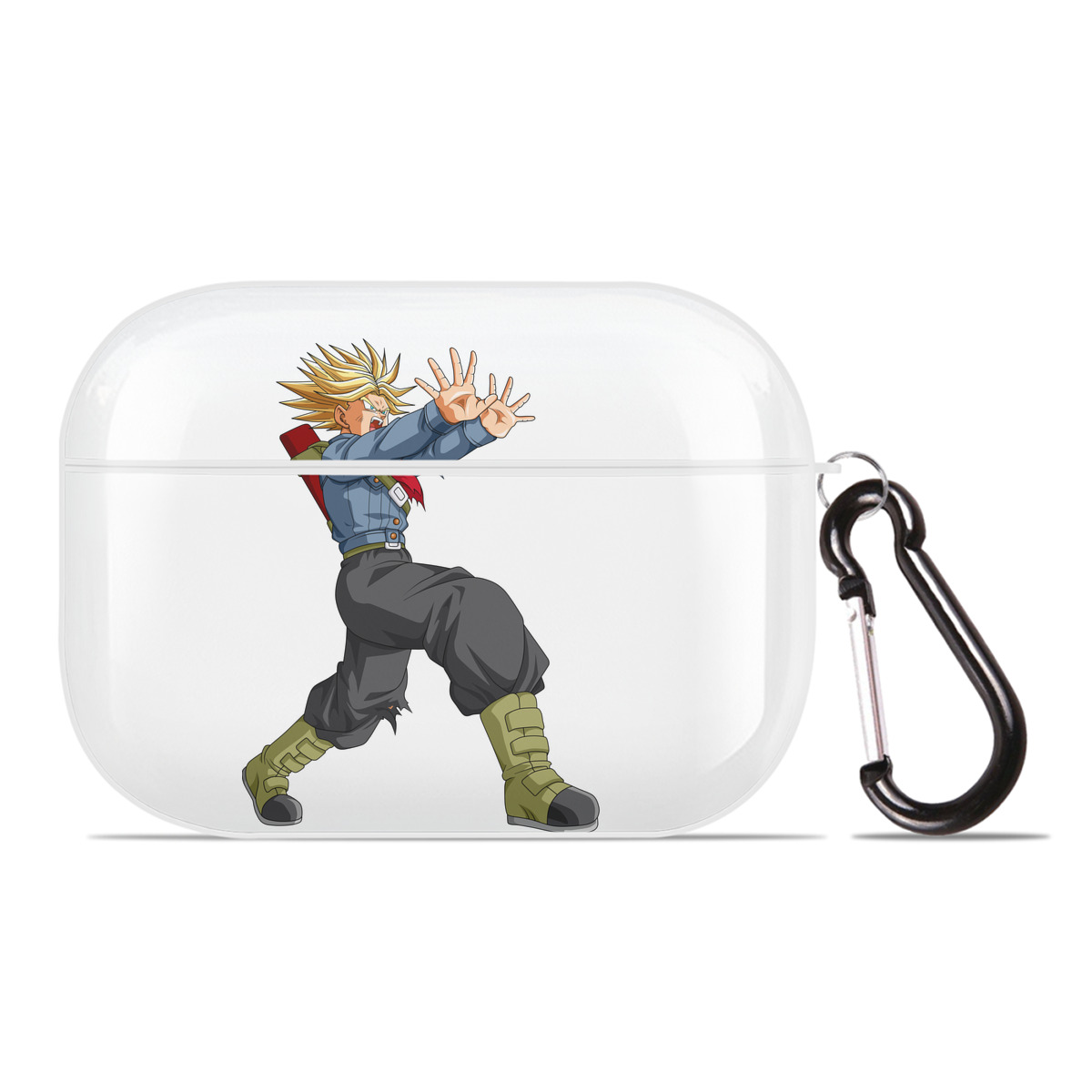 （画像用） ドラゴンボール トランクス（Torankusu）DRAGON BALL Trunks 【AirPods Pro用】ハードシェル保護ケース 耐衝撃・防指紋・カラビナ付き商品仕様