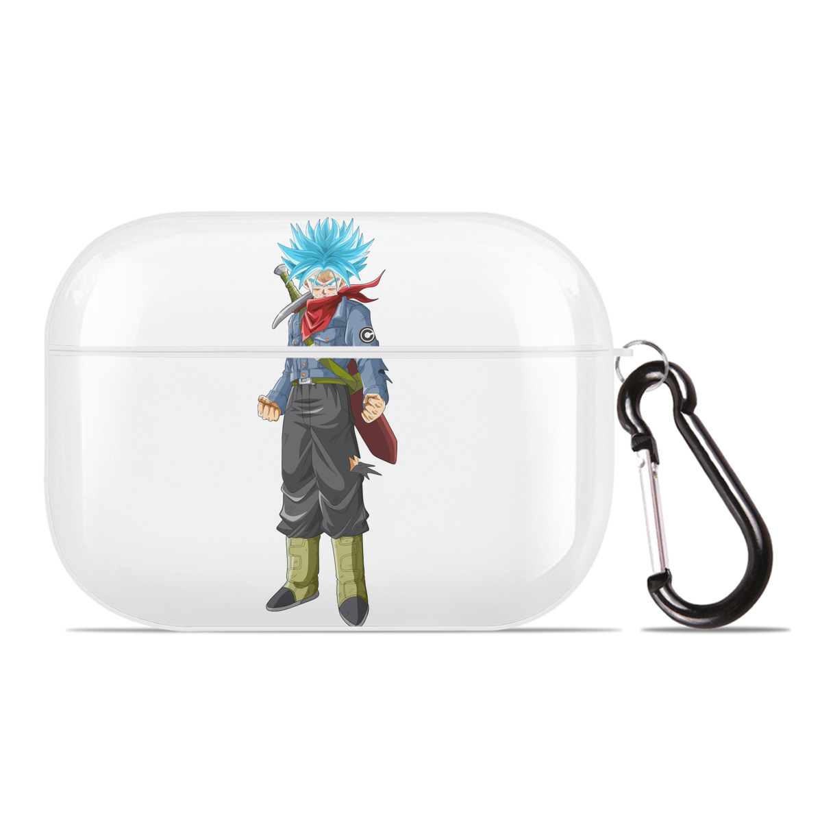 （画像用） ドラゴンボール トランクス（Torankusu）DRAGON BALL Trunks 【AirPods Pro用】ハードシェル保護ケース 耐衝撃・防指紋・カラビナ付き商品仕様
