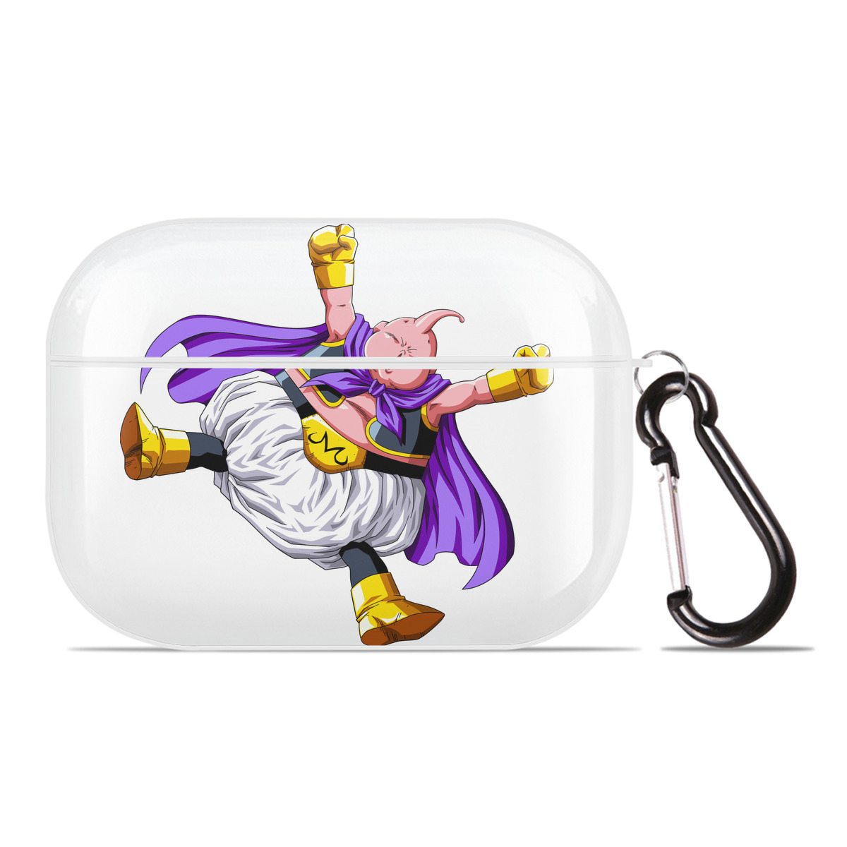 （画像用） ドラゴンボール 魔人ブウ DRAGON BALL Majin Buu 【AirPods Pro用】ハードシェル保護ケース 耐衝撃・防指紋・カラビナ付き商品仕様