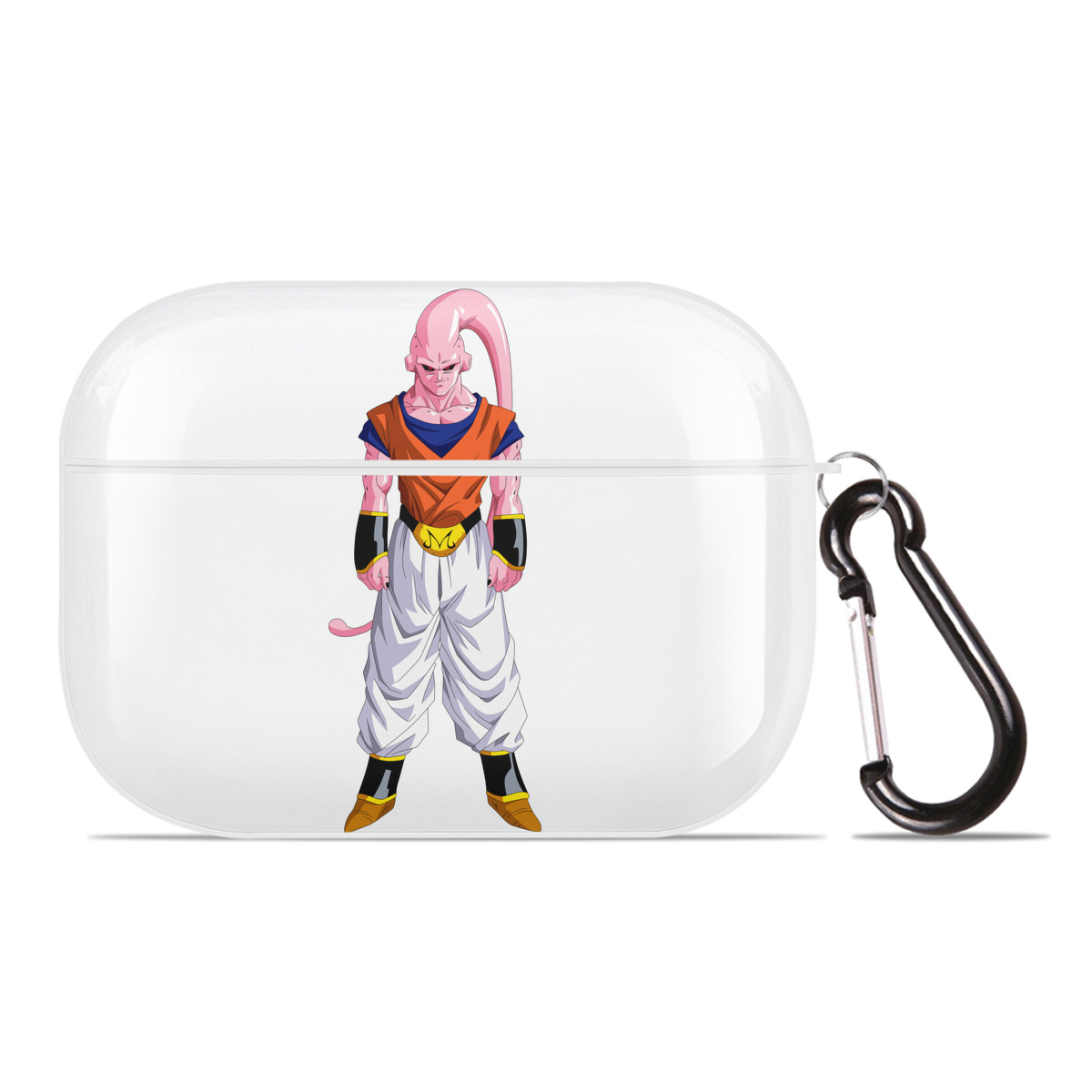 （画像用） ドラゴンボール 魔人ブウ DRAGON BALL Majin Buu 【AirPods Pro用】ハードシェル保護ケース 耐衝撃・防指紋・カラビナ付き商品仕様