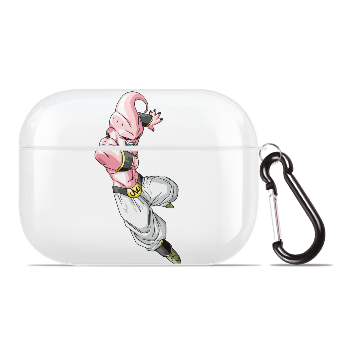 （画像用） ドラゴンボール 魔人ブウ DRAGON BALL Majin Buu 【AirPods Pro用】ハードシェル保護ケース 耐衝撃・防指紋・カラビナ付き商品仕様