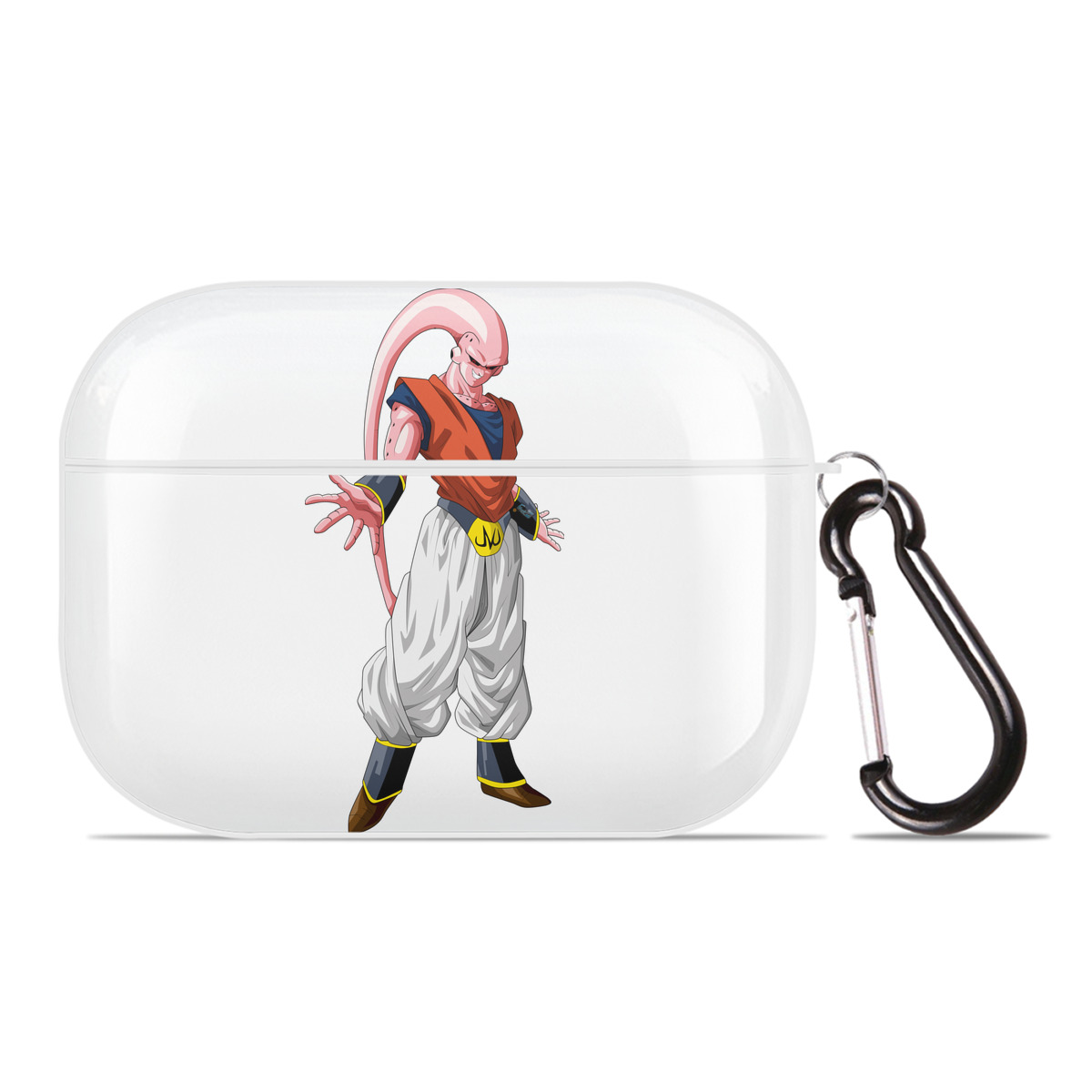 （画像用） ドラゴンボール 魔人ブウ DRAGON BALL Majin Buu 【AirPods Pro用】ハードシェル保護ケース 耐衝撃・防指紋・カラビナ付き商品仕様