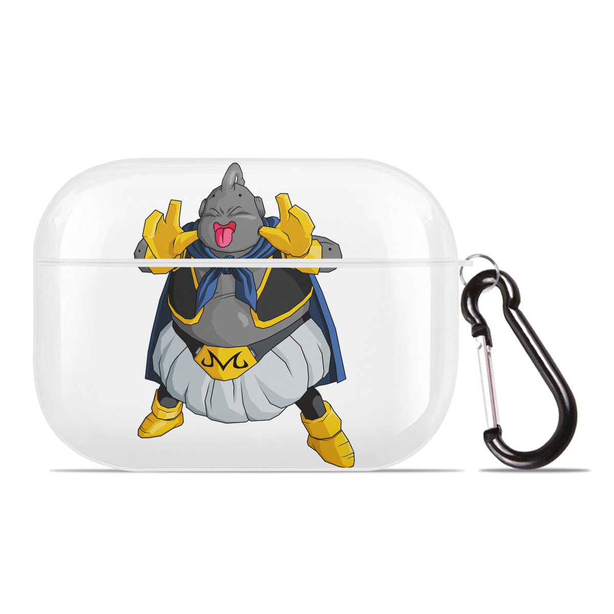（画像用） ドラゴンボール 魔人ブウ DRAGON BALL Majin Buu 【AirPods Pro用】ハードシェル保護ケース 耐衝撃・防指紋・カラビナ付き商品仕様