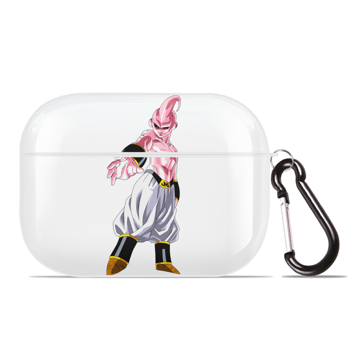 （画像用） ドラゴンボール 魔人ブウ DRAGON BALL Majin Buu 【AirPods Pro用】ハードシェル保護ケース 耐衝撃・防指紋・カラビナ付き商品仕様