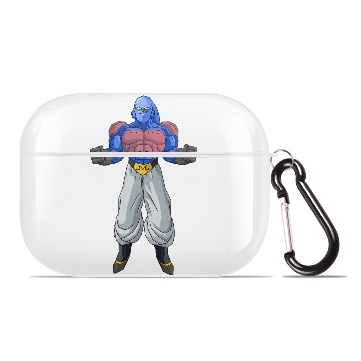 （画像用） ドラゴンボール 魔人ブウ DRAGON BALL Majin Buu 【AirPods Pro用】ハードシェル保護ケース 耐衝撃・防指紋・カラビナ付き商品仕様