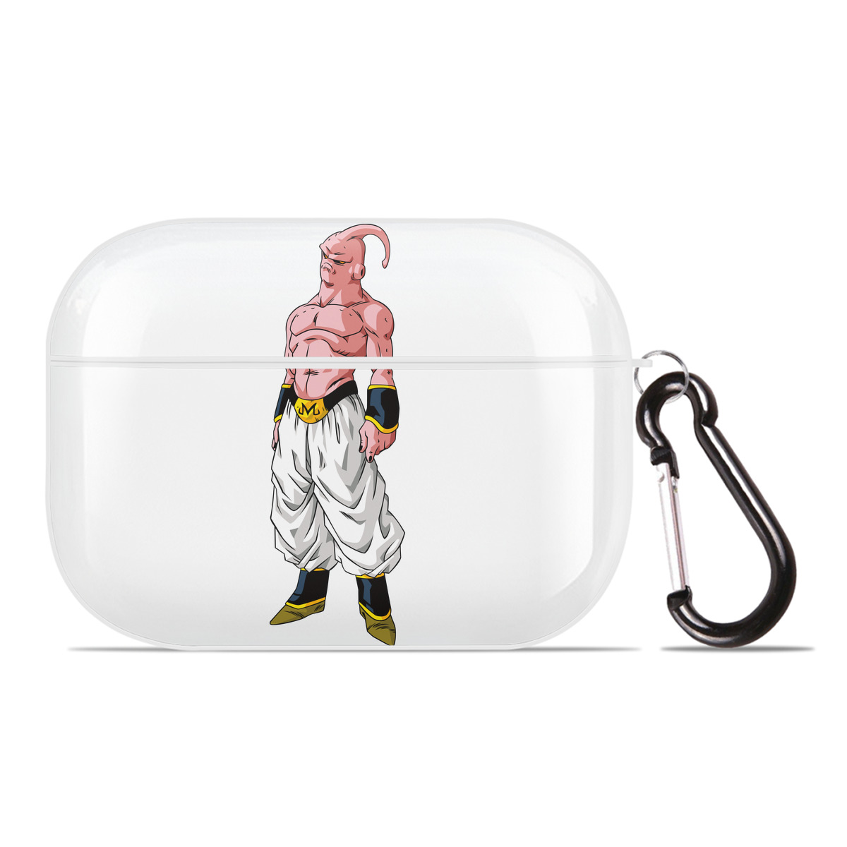 （画像用） ドラゴンボール 魔人ブウ DRAGON BALL Majin Buu 【AirPods Pro用】ハードシェル保護ケース 耐衝撃・防指紋・カラビナ付き商品仕様
