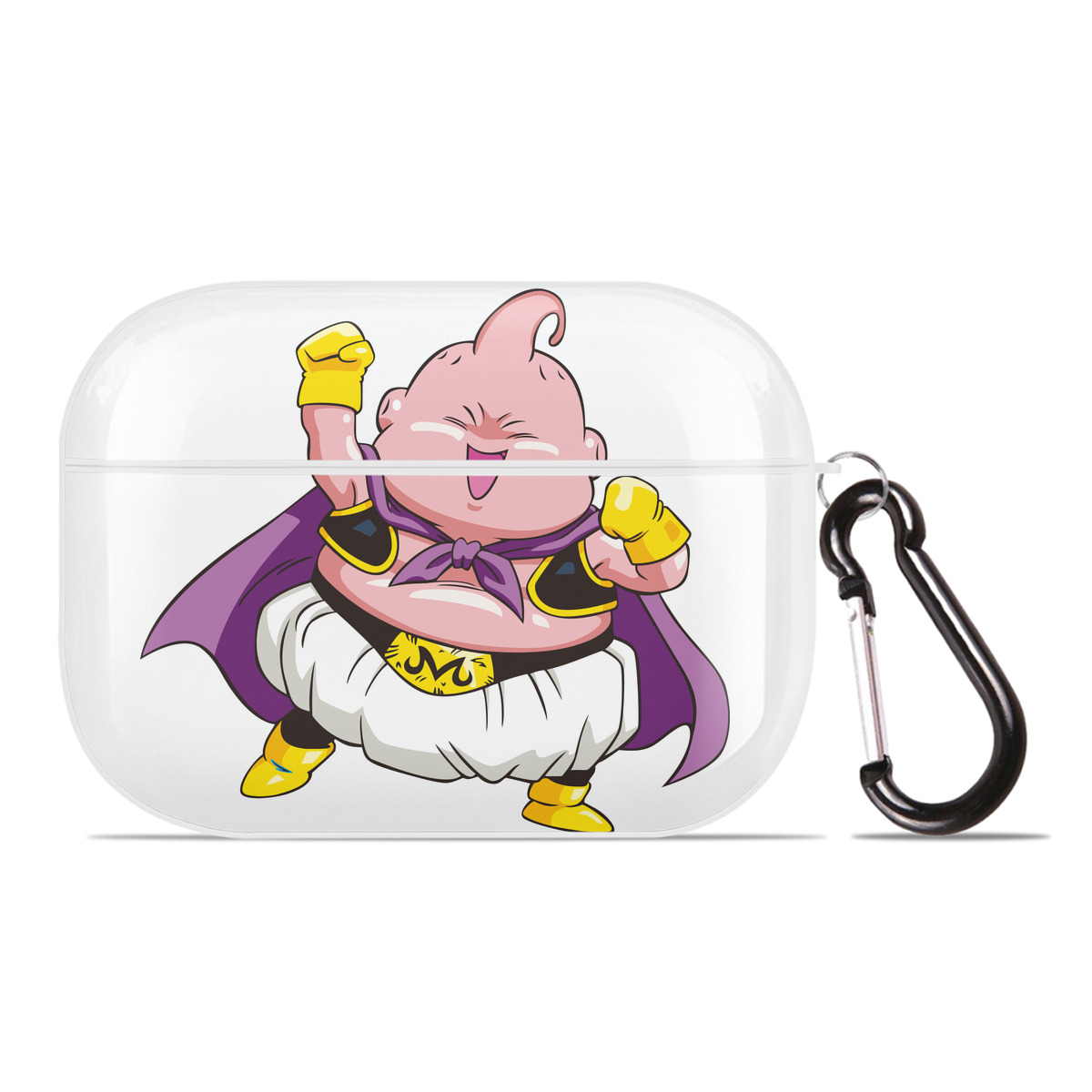 （画像用） ドラゴンボール 魔人ブウ DRAGON BALL Majin Buu 【AirPods Pro用】ハードシェル保護ケース 耐衝撃・防指紋・カラビナ付き商品仕様