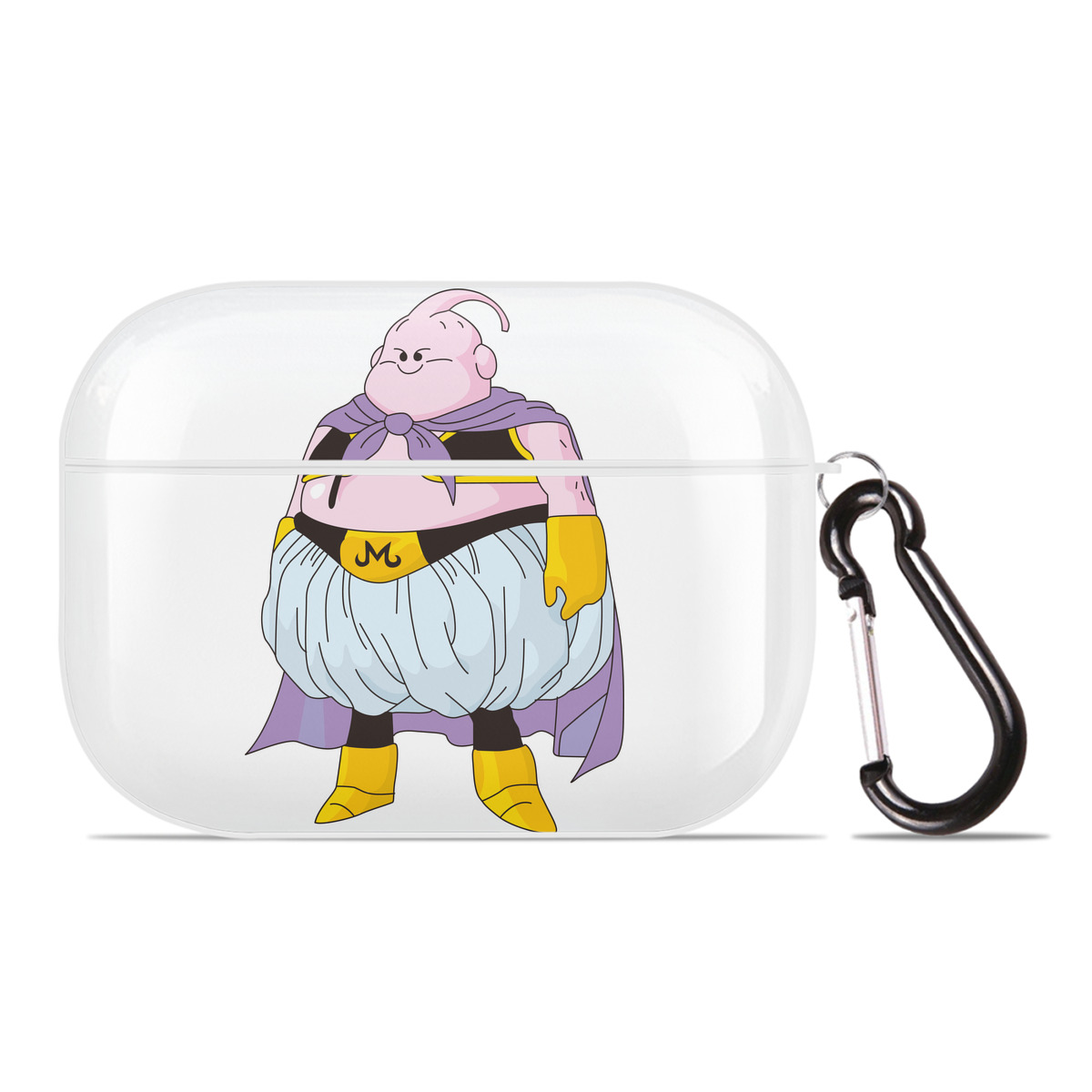 （画像用） ドラゴンボール 魔人ブウ DRAGON BALL Majin Buu 【AirPods Pro用】ハードシェル保護ケース 耐衝撃・防指紋・カラビナ付き商品仕様