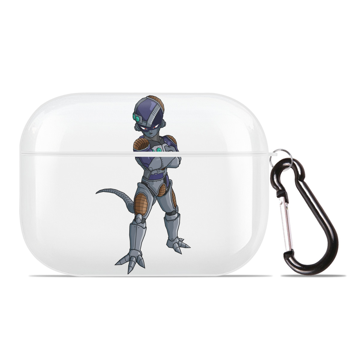 （画像用） ドラゴンボール フリーザ DRAGON BALL Frieza 【AirPods Pro用】ハードシェル保護ケース 耐衝撃・防指紋・カラビナ付き商品仕様