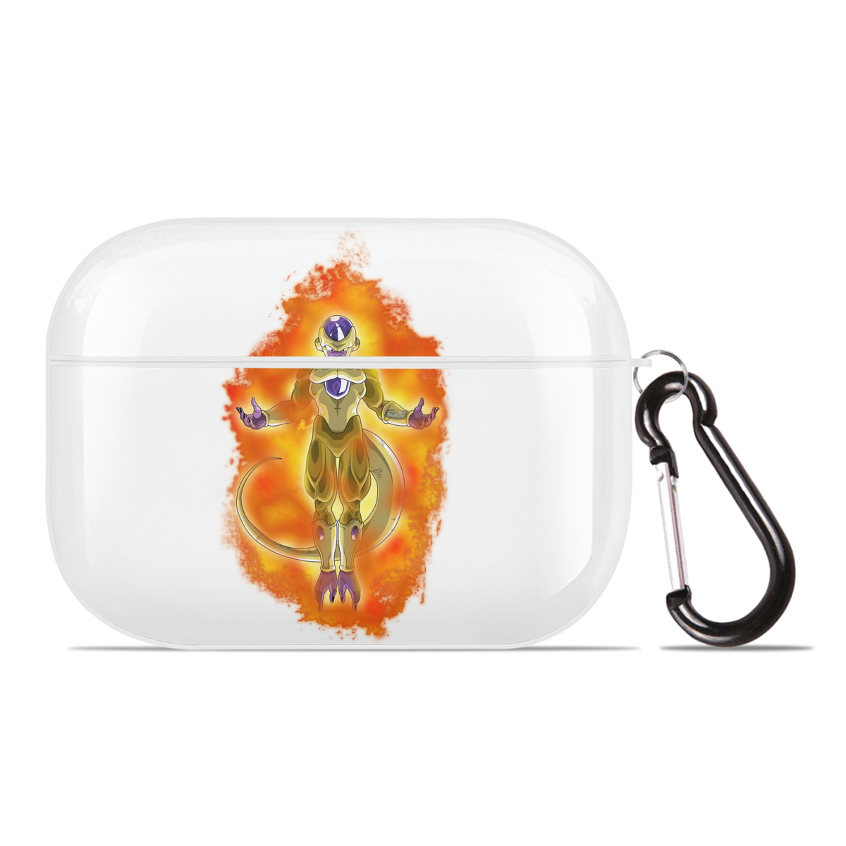 （画像用） ドラゴンボール フリーザ DRAGON BALL Frieza 【AirPods Pro用】ハードシェル保護ケース 耐衝撃・防指紋・カラビナ付き商品仕様