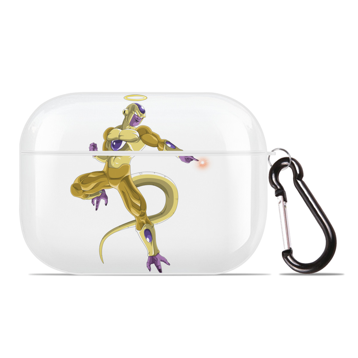 （画像用） ドラゴンボール フリーザ DRAGON BALL Frieza 【AirPods Pro用】ハードシェル保護ケース 耐衝撃・防指紋・カラビナ付き商品仕様