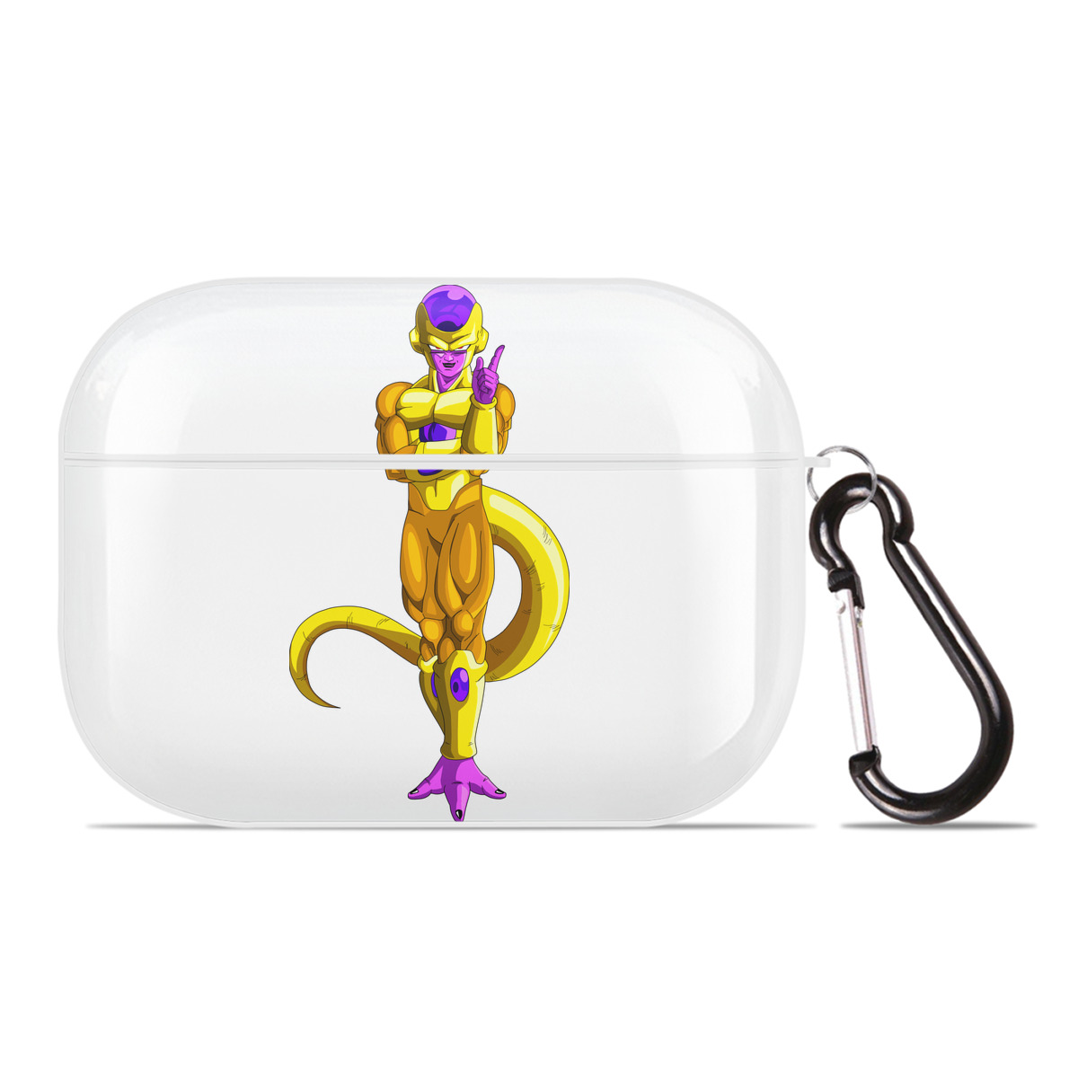 （画像用） ドラゴンボール フリーザ DRAGON BALL Frieza 【AirPods Pro用】ハードシェル保護ケース 耐衝撃・防指紋・カラビナ付き商品仕様