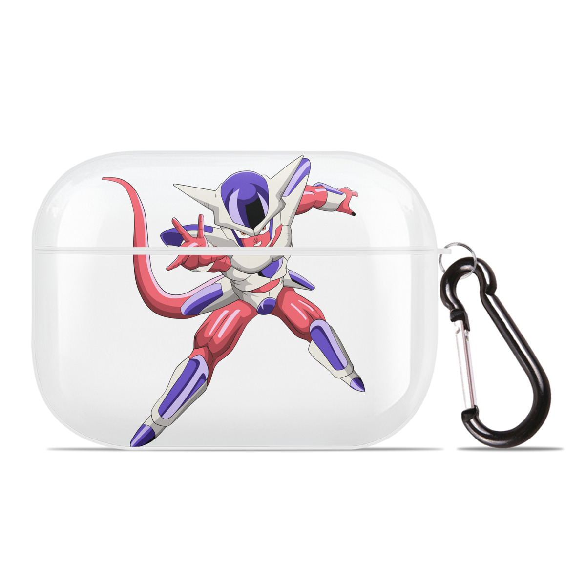 （画像用） ドラゴンボール フリーザ DRAGON BALL Frieza 【AirPods Pro用】ハードシェル保護ケース 耐衝撃・防指紋・カラビナ付き商品仕様