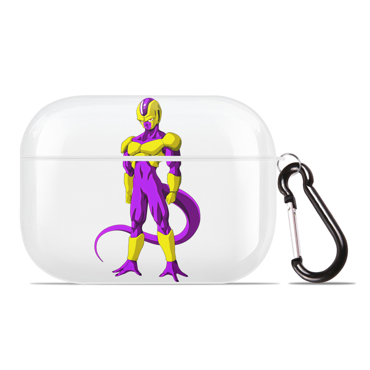 （画像用） ドラゴンボール フリーザ DRAGON BALL Frieza 【AirPods Pro用】ハードシェル保護ケース 耐衝撃・防指紋・カラビナ付き商品仕様