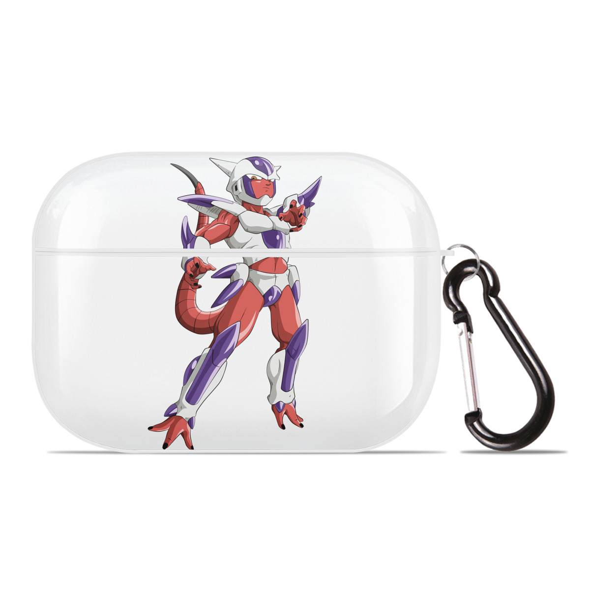 （画像用） ドラゴンボール フリーザ DRAGON BALL Frieza 【AirPods Pro用】ハードシェル保護ケース 耐衝撃・防指紋・カラビナ付き商品仕様