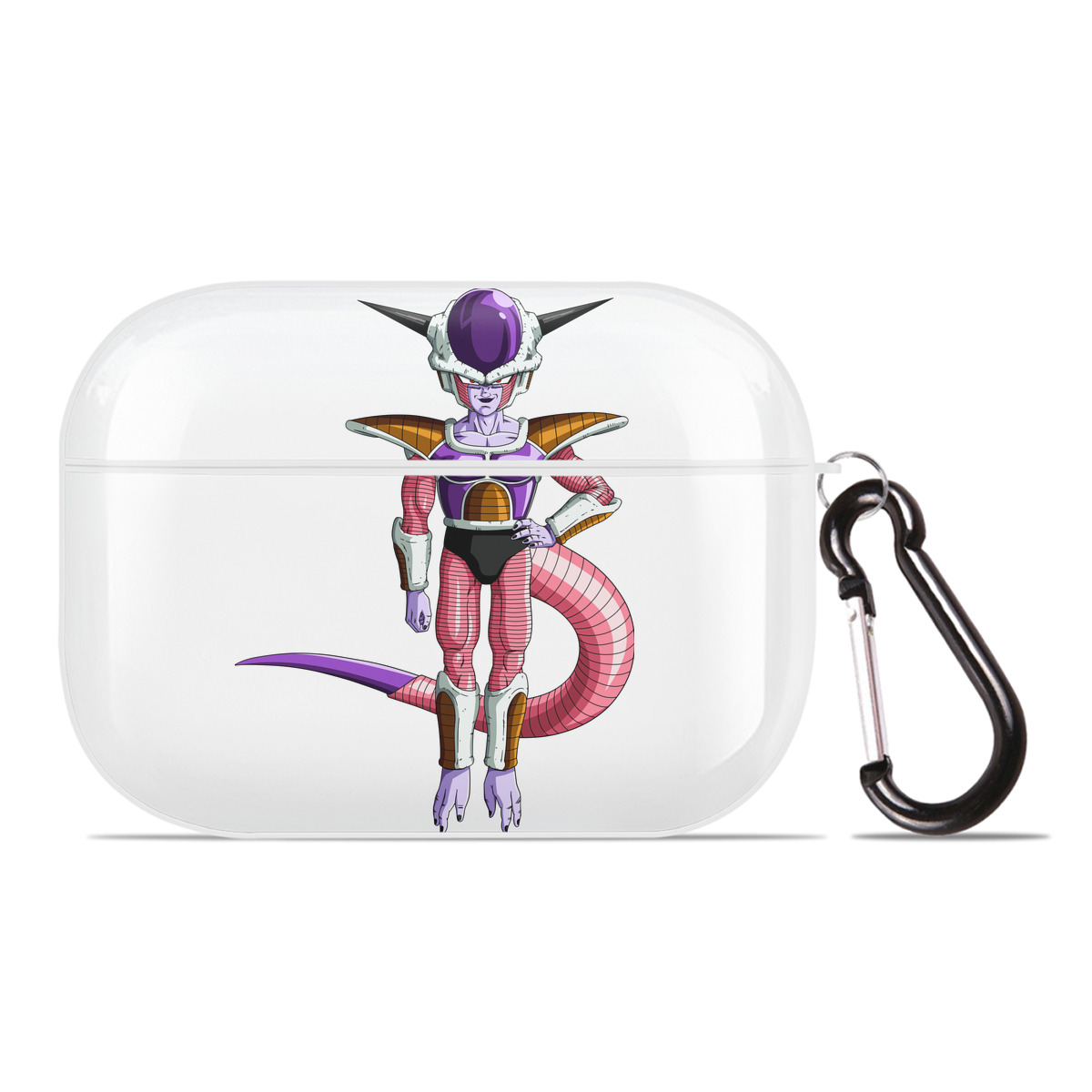 （画像用） ドラゴンボール フリーザ DRAGON BALL Frieza 【AirPods Pro用】ハードシェル保護ケース 耐衝撃・防指紋・カラビナ付き商品仕様