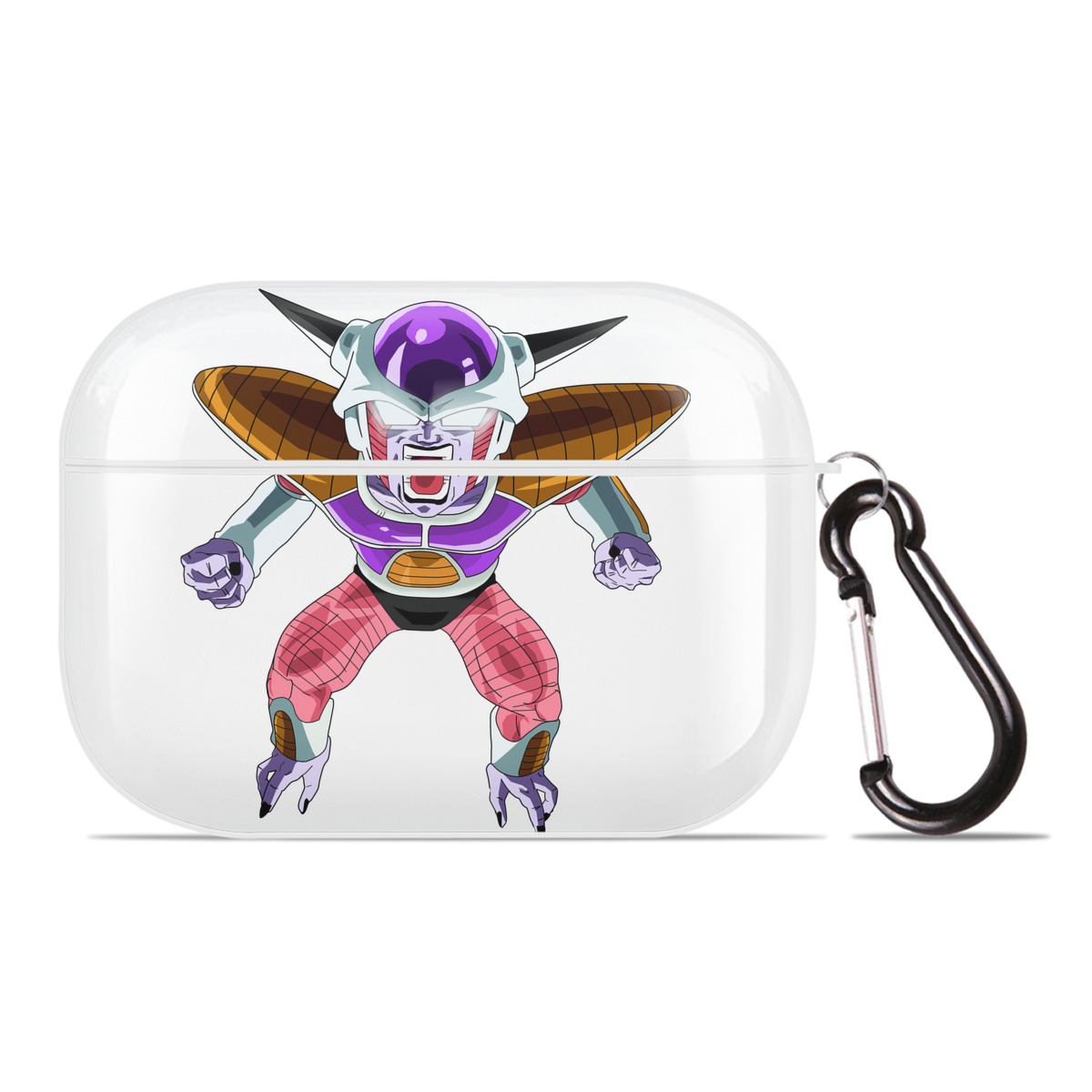 （画像用） ドラゴンボール フリーザ DRAGON BALL Frieza 【AirPods Pro用】ハードシェル保護ケース 耐衝撃・防指紋・カラビナ付き商品仕様