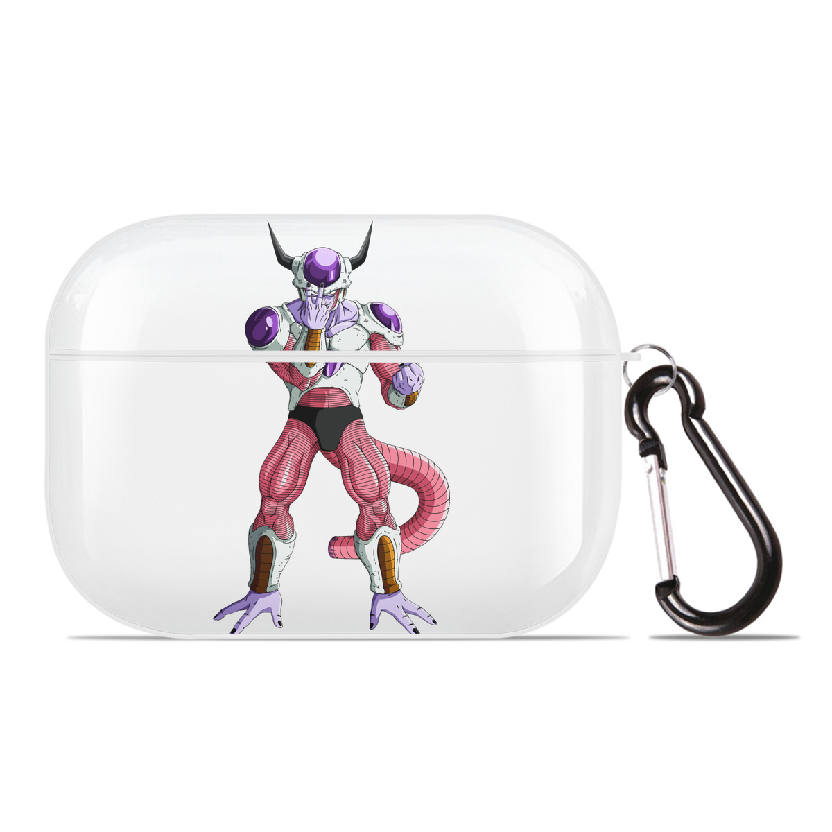 （画像用） ドラゴンボール フリーザ DRAGON BALL Frieza 【AirPods Pro用】ハードシェル保護ケース 耐衝撃・防指紋・カラビナ付き商品仕様