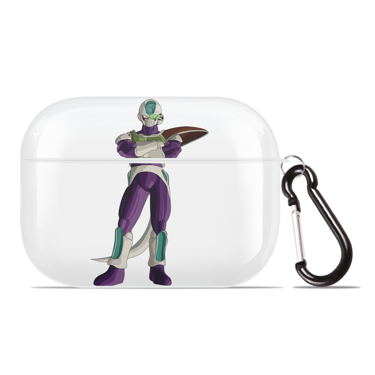 （画像用） ドラゴンボール フリーザ DRAGON BALL Frieza 【AirPods Pro用】ハードシェル保護ケース 耐衝撃・防指紋・カラビナ付き商品仕様