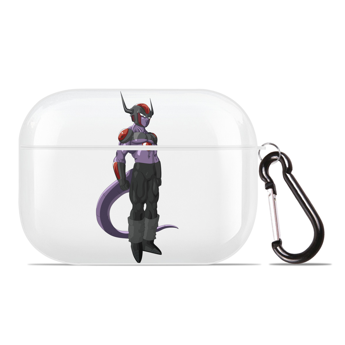 （画像用） ドラゴンボール フリーザ DRAGON BALL Frieza 【AirPods Pro用】ハードシェル保護ケース 耐衝撃・防指紋・カラビナ付き商品仕様