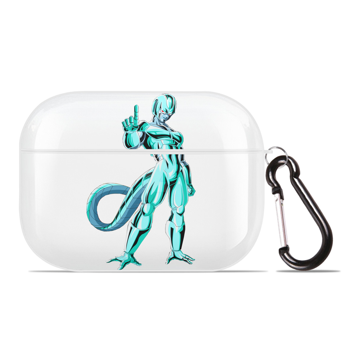 （画像用） ドラゴンボール クウラ DRAGON BALL Cooler Coora 【AirPods Pro用】ハードシェル保護ケース 耐衝撃・防指紋・カラビナ付き商品仕様
