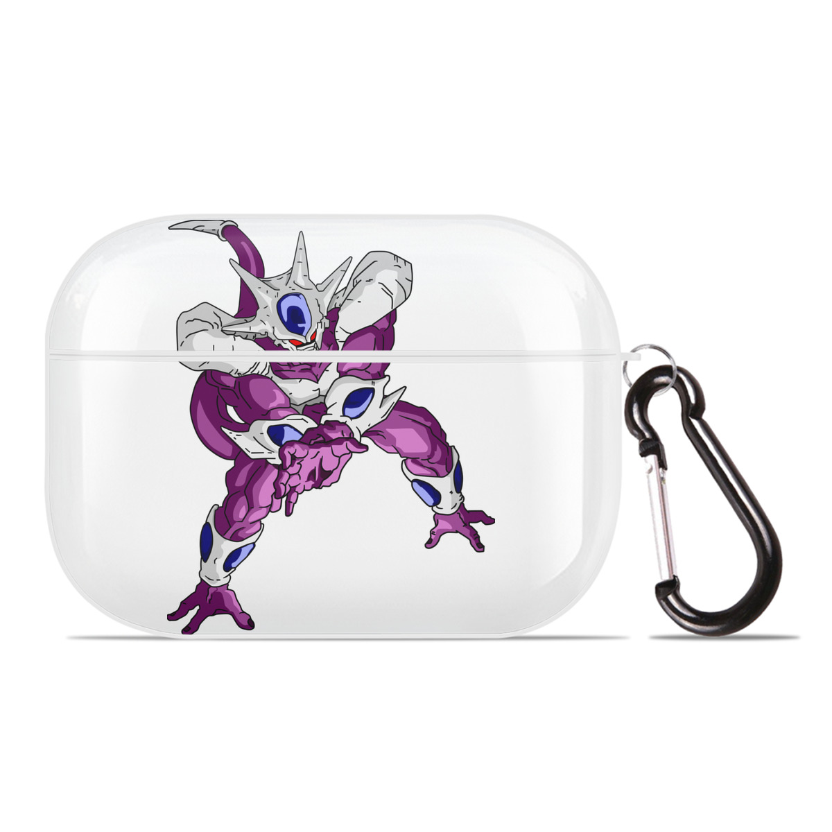 （画像用） ドラゴンボール クウラ DRAGON BALL Cooler Coora 【AirPods Pro用】ハードシェル保護ケース 耐衝撃・防指紋・カラビナ付き商品仕様