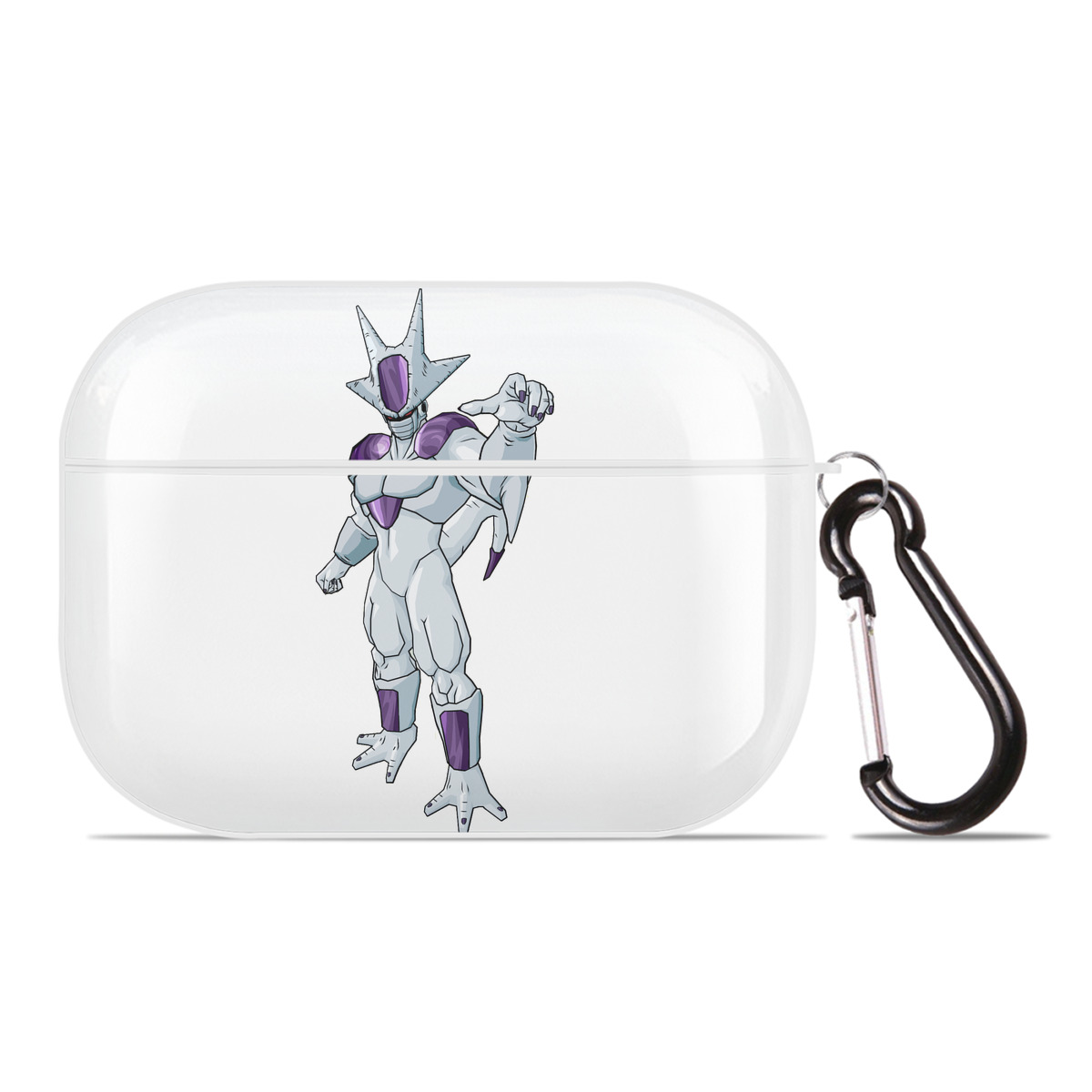 （画像用） ドラゴンボール クウラ DRAGON BALL Cooler Coora 【AirPods Pro用】ハードシェル保護ケース 耐衝撃・防指紋・カラビナ付き商品仕様