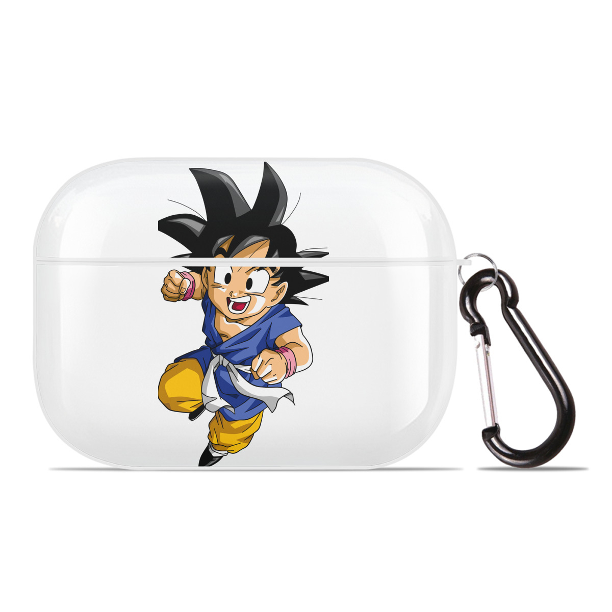 （画像用） ドラゴンボール 孫悟天 そん ごてん DRAGON BALL Son Goten 【AirPods Pro用】ハードシェル保護ケース 耐衝撃・防指紋・カラビナ付き商品仕様