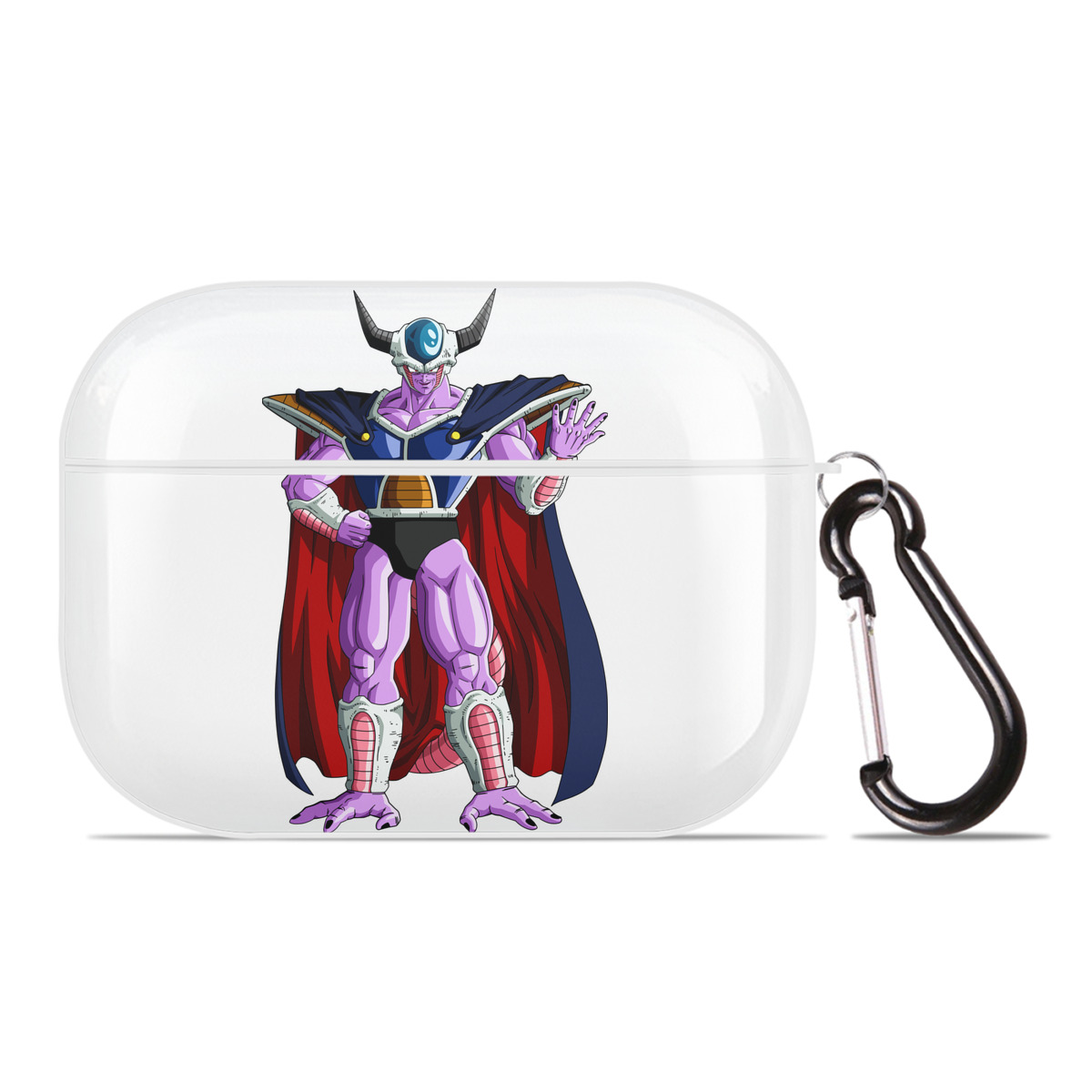 （画像用） ドラゴンボール コルド大王 DRAGON BALL King Cold 【AirPods Pro用】ハードシェル保護ケース 耐衝撃・防指紋・カラビナ付き商品仕様