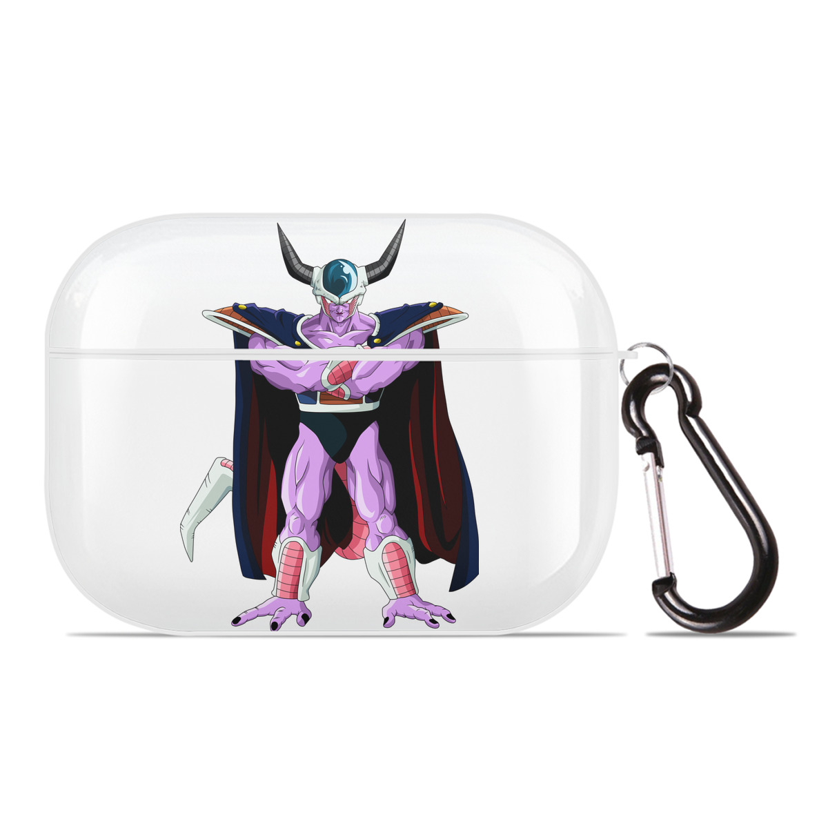 （画像用） ドラゴンボール コルド大王 DRAGON BALL King Cold 【AirPods Pro用】ハードシェル保護ケース 耐衝撃・防指紋・カラビナ付き商品仕様