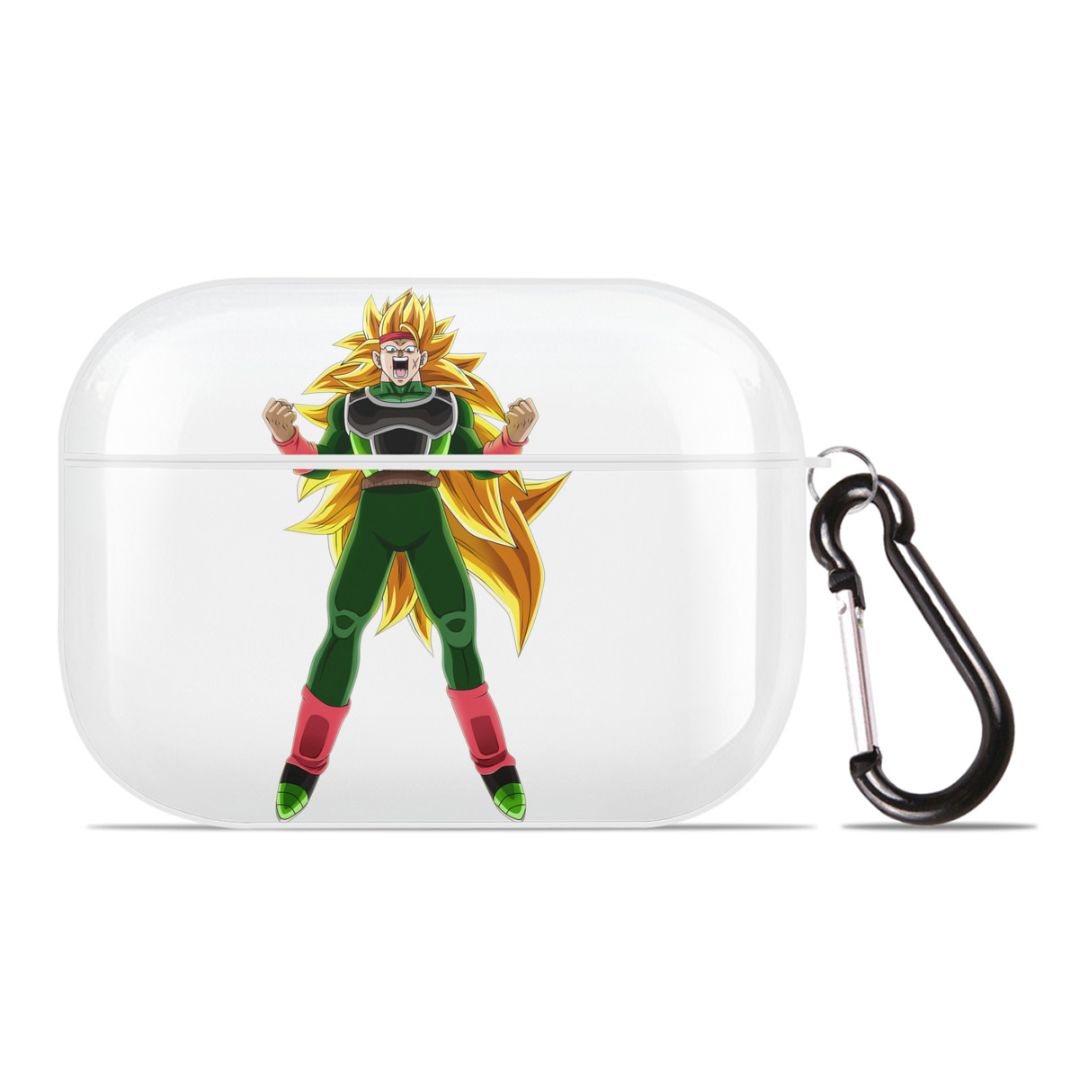 （画像用） ドラゴンボール ブロリー DRAGON BALL Broli 【AirPods Pro用】ハードシェル保護ケース 耐衝撃・防指紋・カラビナ付き商品仕様