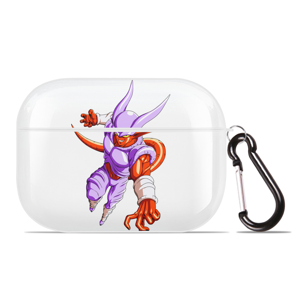 （画像用） ドラゴンボール ジャネンバ DRAGON BALL Janemba 【AirPods Pro用】ハードシェル保護ケース 耐衝撃・防指紋・カラビナ付き商品仕様