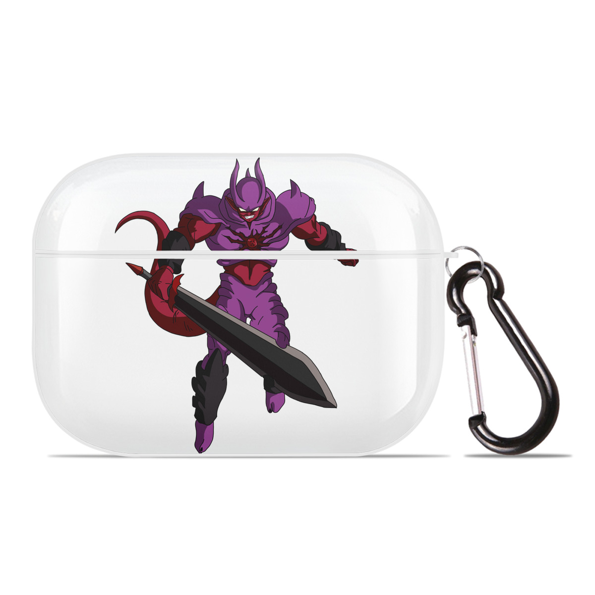 （画像用） ドラゴンボール ジャネンバ DRAGON BALL Janemba 【AirPods Pro用】ハードシェル保護ケース 耐衝撃・防指紋・カラビナ付き商品仕様