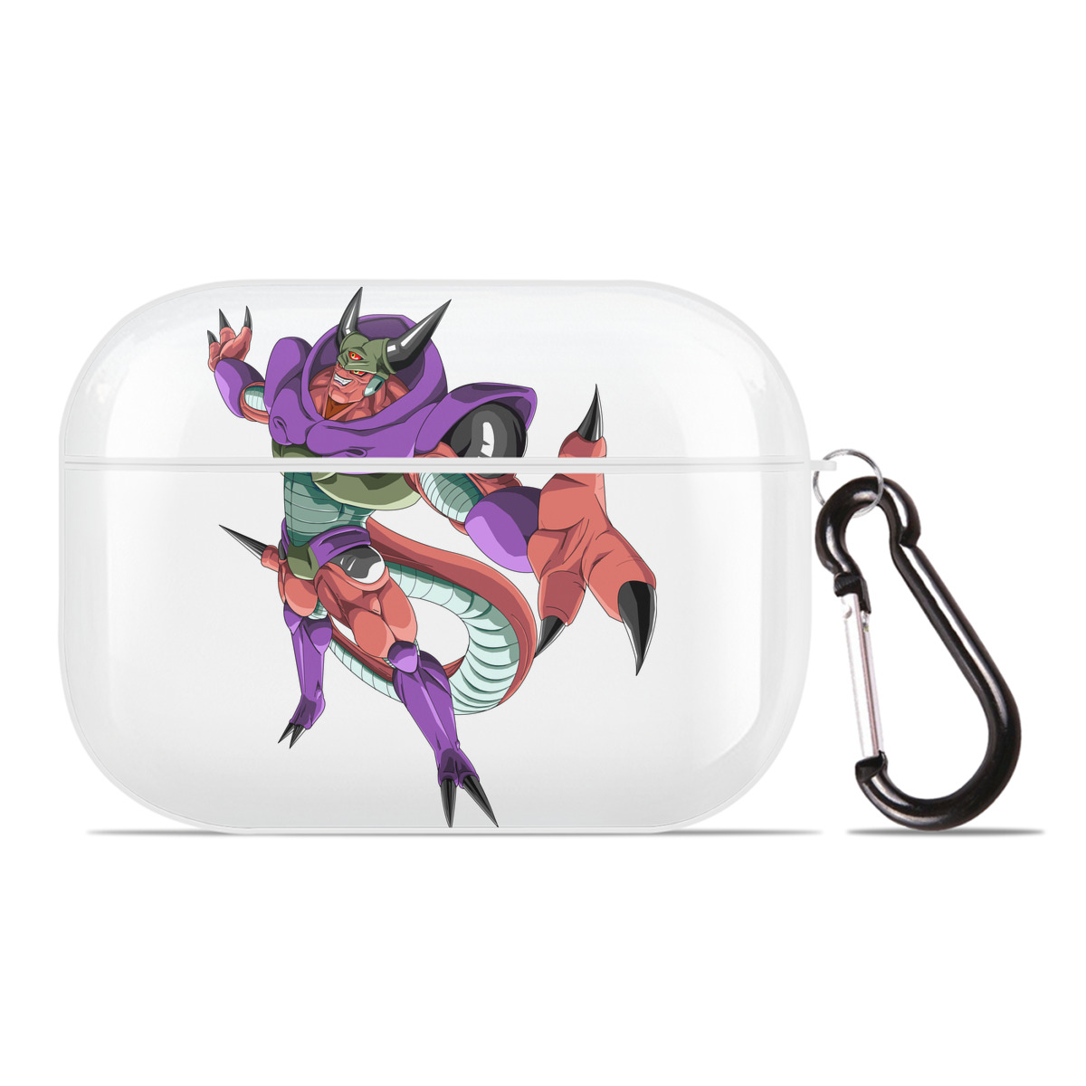 （画像用） ドラゴンボール ジャネンバ DRAGON BALL Janemba 【AirPods Pro用】ハードシェル保護ケース 耐衝撃・防指紋・カラビナ付き商品仕様