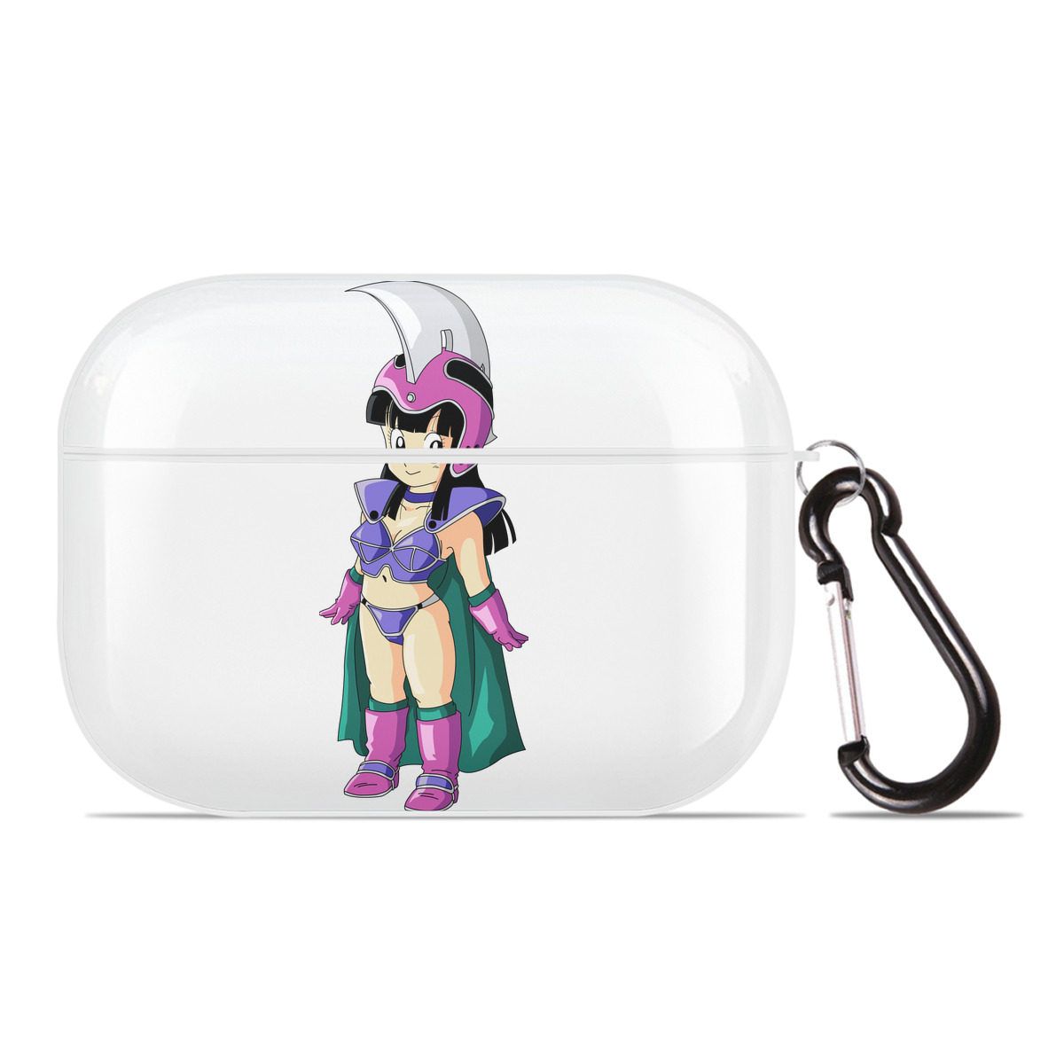 （画像用） ドラゴンボール チチ DRAGON BALL Chichi 【AirPods Pro用】ハードシェル保護ケース 耐衝撃・防指紋・カラビナ付き商品仕様