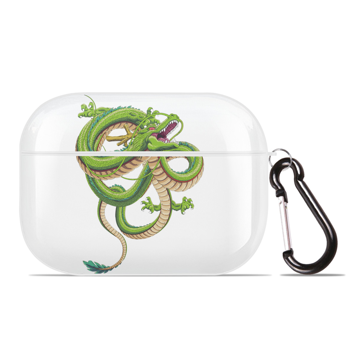 （画像用） ドラゴンボール 神龍 シェンロン DRAGON BALL Shenron 【AirPods Pro用】ハードシェル保護ケース 耐衝撃・防指紋・カラビナ付き商品仕様