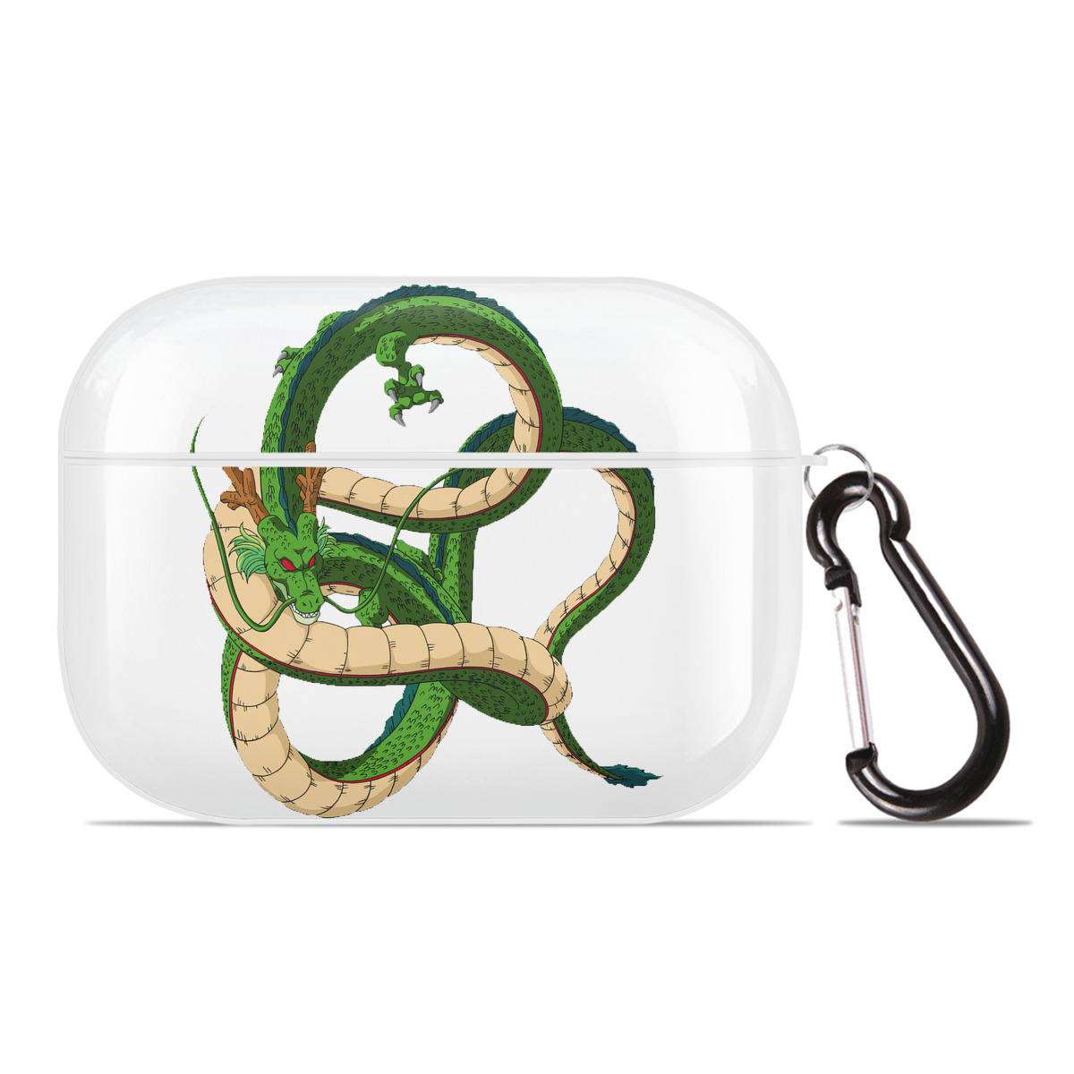 （画像用） ドラゴンボール 神龍 シェンロン DRAGON BALL Shenron 【AirPods Pro用】ハードシェル保護ケース 耐衝撃・防指紋・カラビナ付き商品仕様