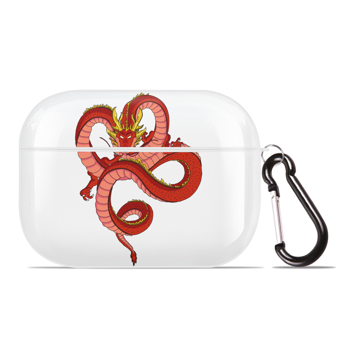 （画像用） ドラゴンボール 神龍 シェンロン DRAGON BALL Shenron 【AirPods Pro用】ハードシェル保護ケース 耐衝撃・防指紋・カラビナ付き商品仕様